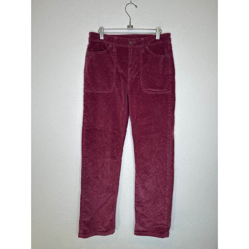 Patagonia Purple Fuschia Grand Pitch Corduroys EUC Sz 28 Pockets Organic Cotton - Picture 1 of 15